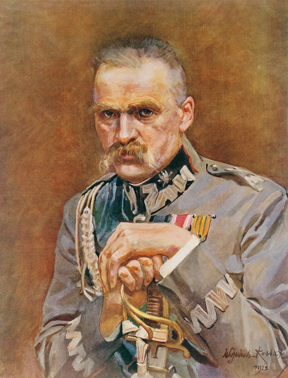 Marsalkka Joseph Pilsudski (1867-1935) tekijältä Wojciech Kossak