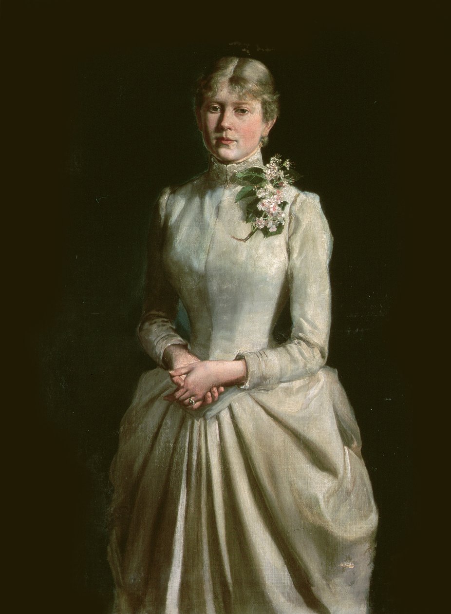 Taiteilijan vaimon Maryn muotokuva, 1884 tekijältä Wojciech Kossak