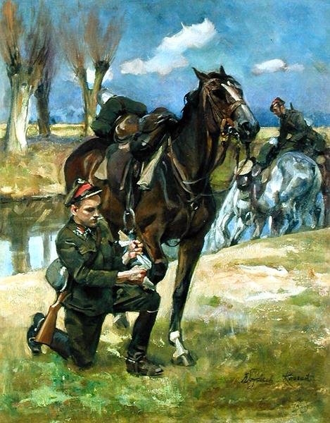 Ystävän apu tekijältä Wojciech Kossak