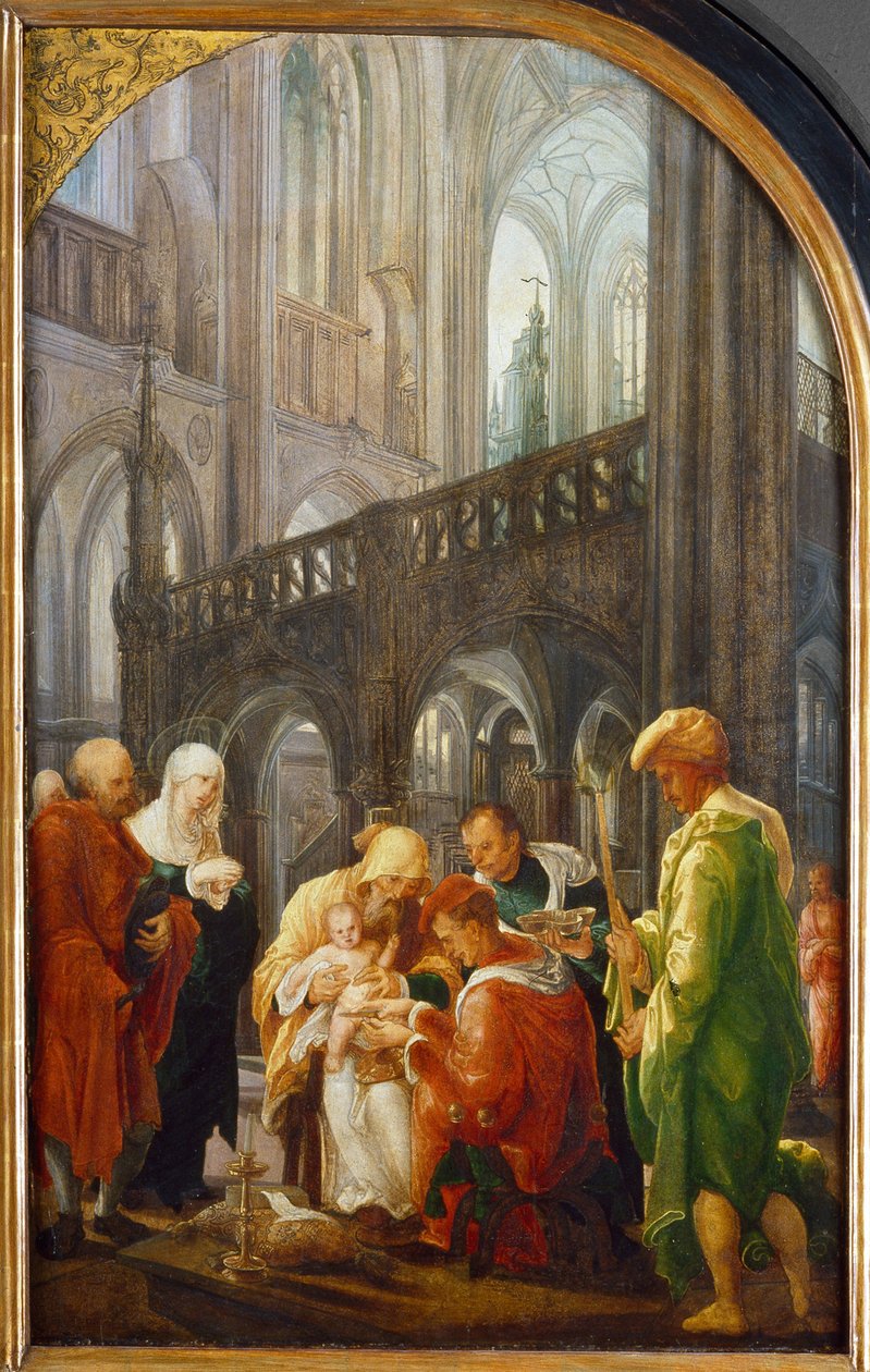 Kristuksen ympärileikkaus, 1521 tekijältä Wolf Huber