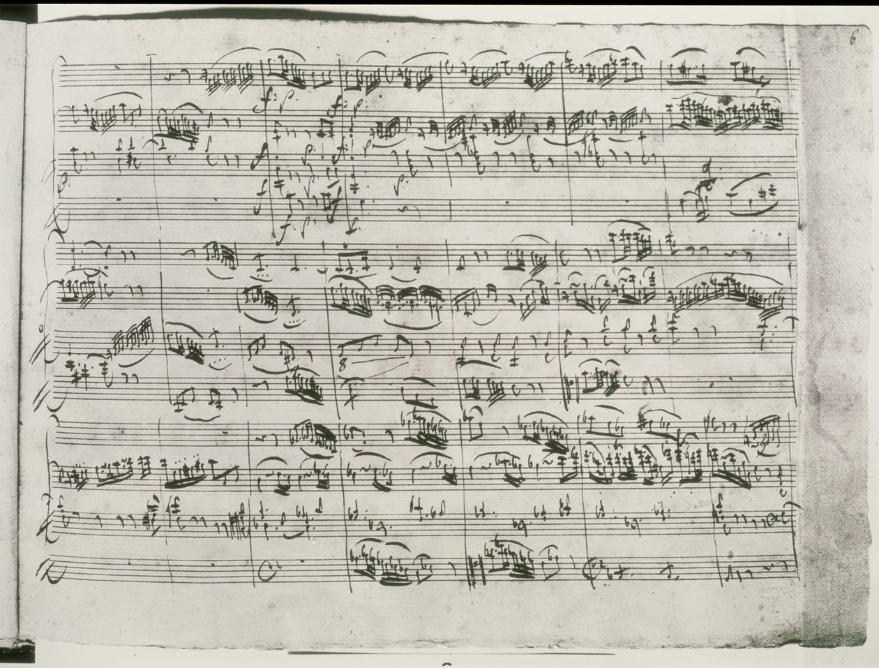 Trio G-duuri viululle, cembalolle ja sellolle (K 496) 1786 (11. sivu) tekijältä Wolfgang Amadeus Mozart