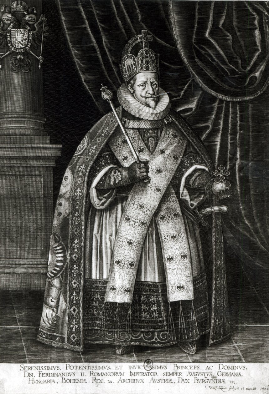 Ferdinand II (1578-1637) 1622 tekijältä Wolfgang Kilian