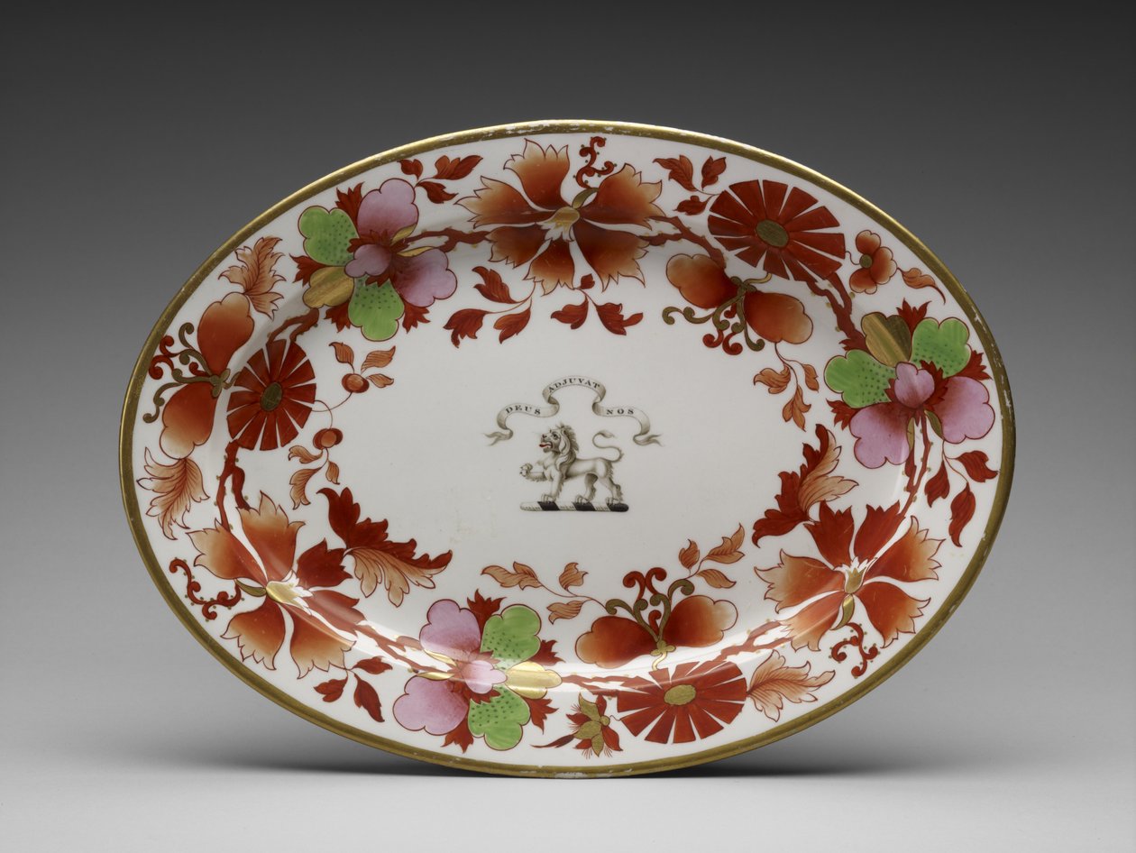Lautanen tekijältä Worcester Porcelain Manufactory