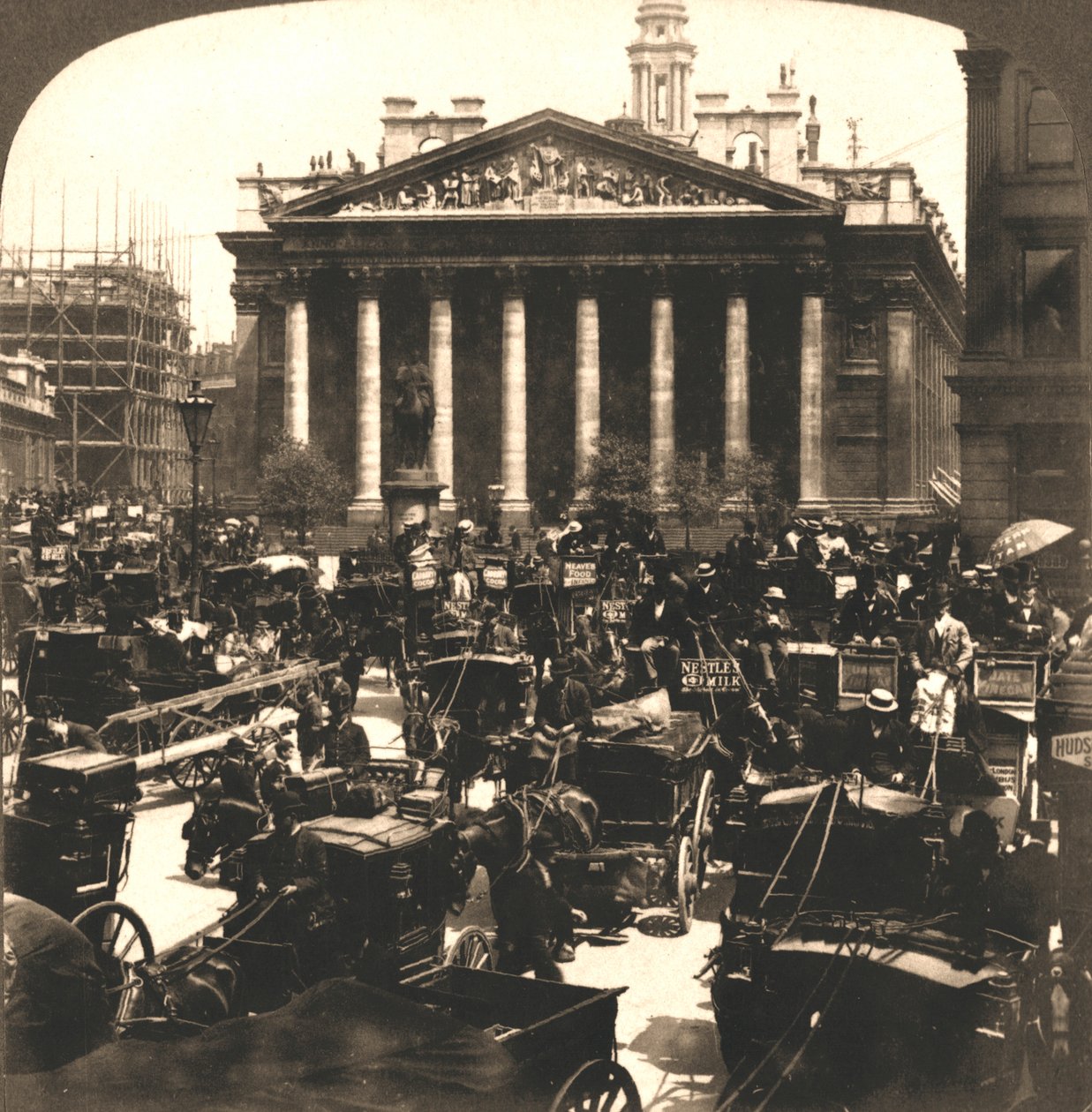 Royal Exchange, Lontoo, 1896. tekijältä Works and Sun Sculpture Studios