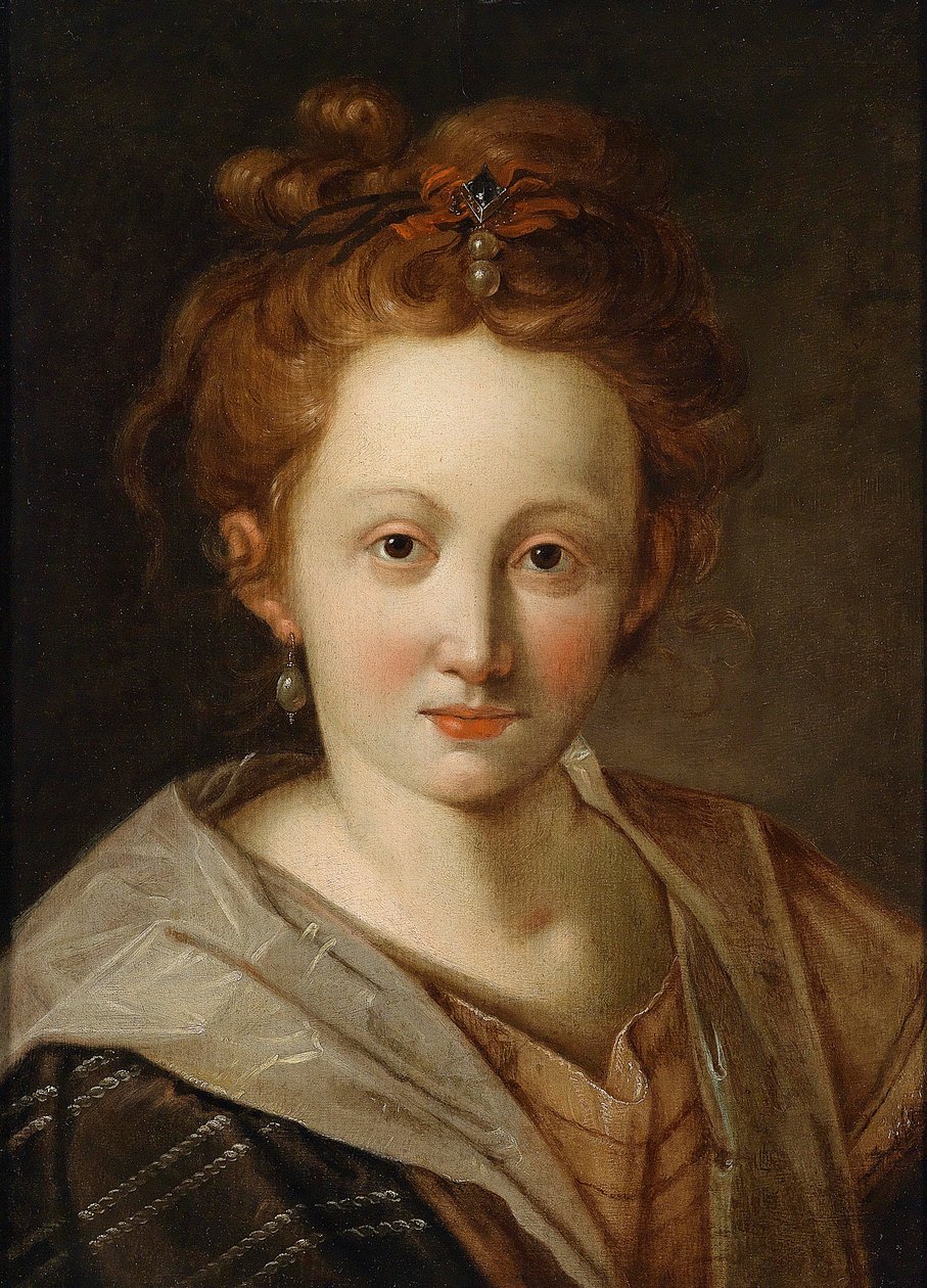 Bildnis einer jungen Frau tekijältä Workshop of Hans von Aachen