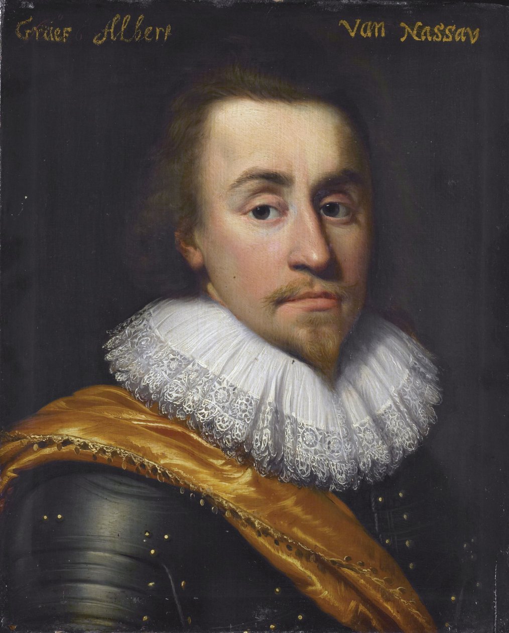 Albertin muotokuva (1596–1626), Nassau-Dillenburgin kreivi tekijältä Jan Anthonisz. van Ravesteyn