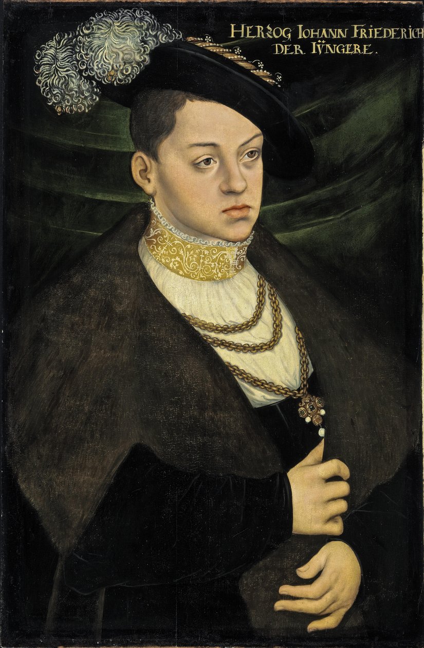 Johann Ernst, Saxe-Coburgin herttua tekijältä Workshop of Lucas Cranach the Elder  