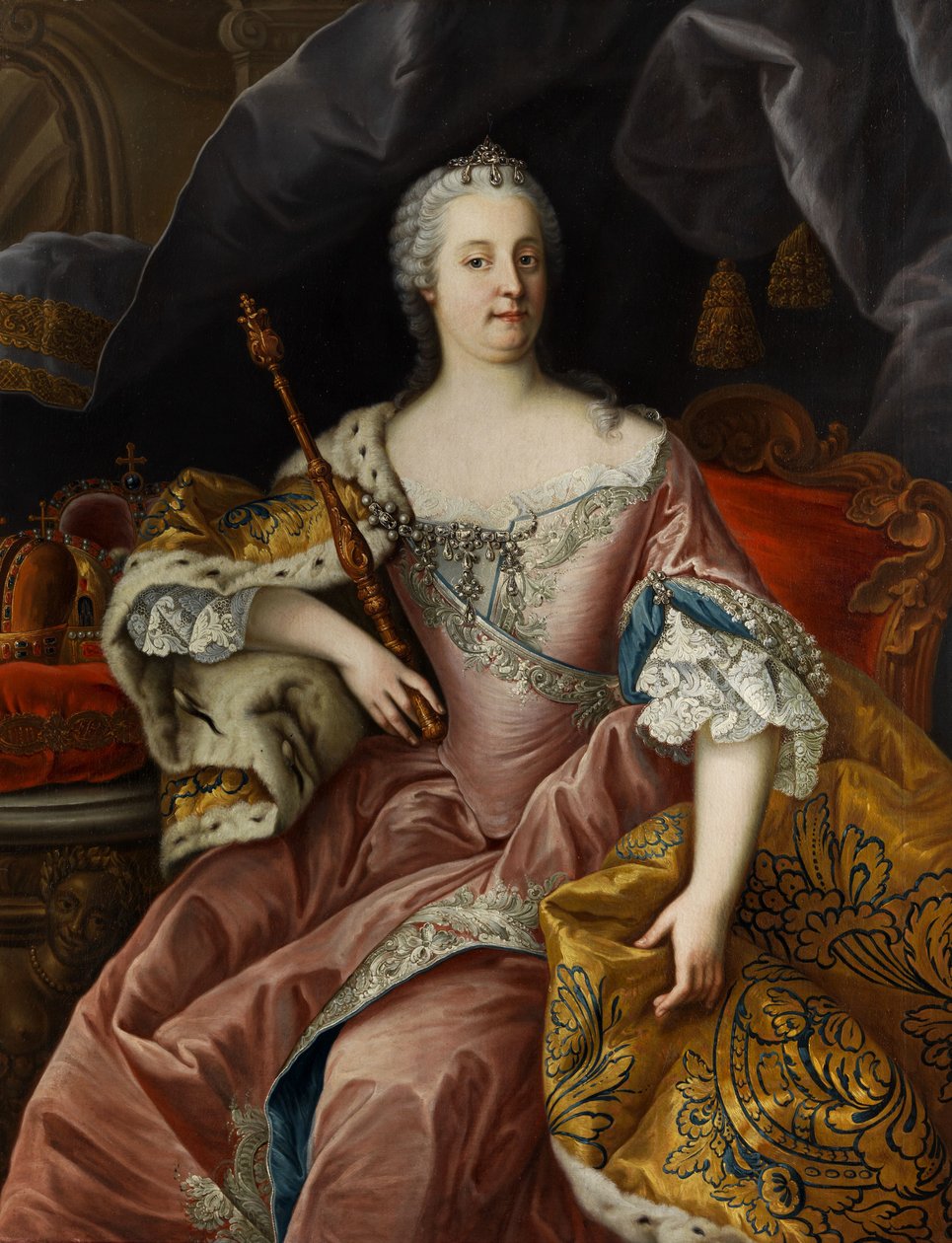 Kaiserin Maria Theresia tekijältä Workshop of Martin van Meytens