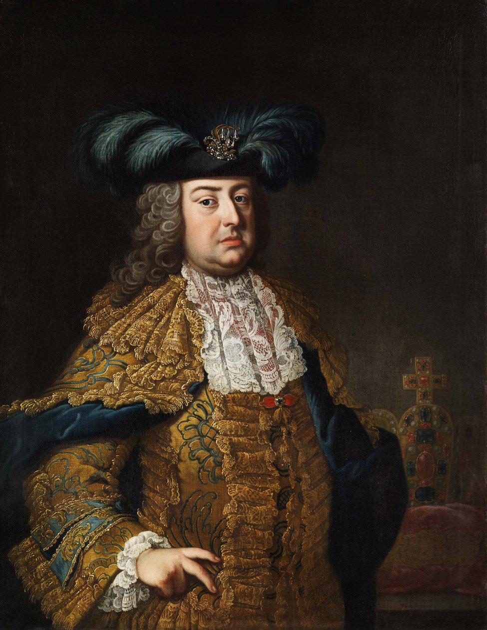 Muotokuva keisari Franz Stephan (1708-1765) tekijältä Workshop of Martin van Meytens