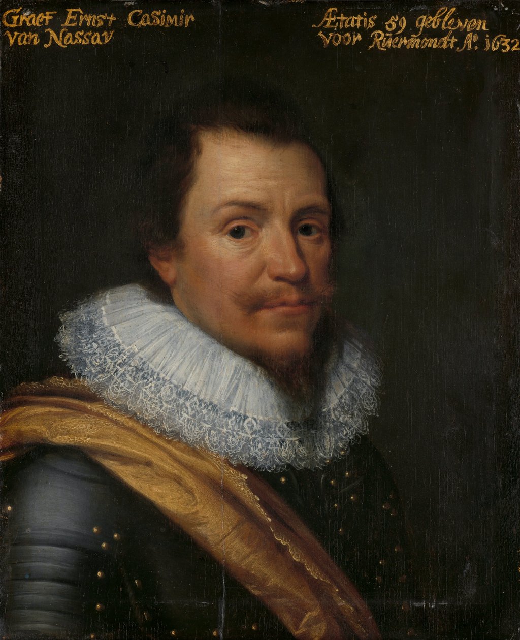 Ernst Casimirin, Nassau-Dietzin kreivin, muotokuva tekijältä Michiel Jansz van Mierevelt