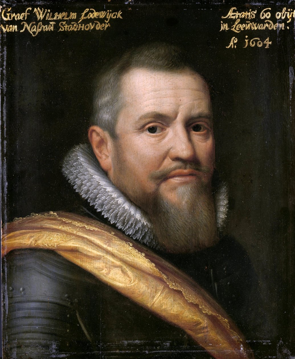 Muotokuva Willem Lodewijk (1560-1620), Nassaun kreivi tekijältä Workshop of Michiel van Mierevelt