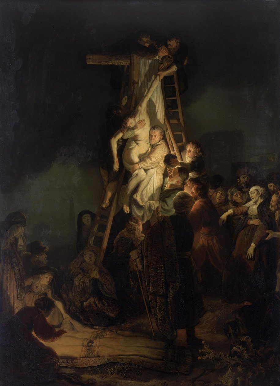 Kreuzabnahme tekijältä Workshop of Rembrandt