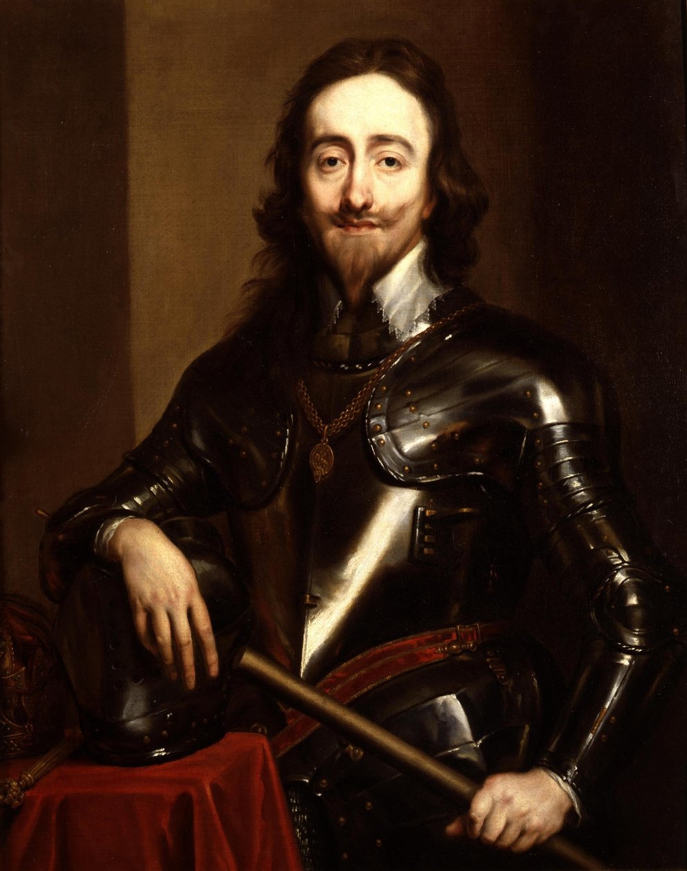 Charles I Englannista tekijältä Workshop of Anthony van Dyck