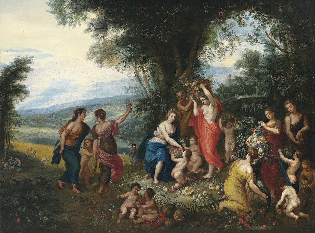 Kesän allegoria tekijältä Workshop of Jan Brueghel the Elder