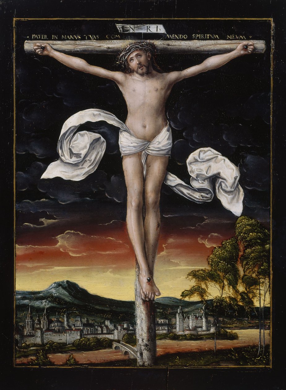 Kristus ristillä tekijältä workshop of Lucas Cranach the Elder
