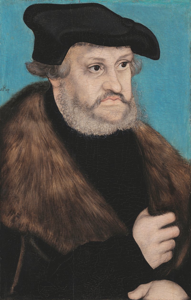 Friedrich III Viisas, Saksin kruunun vaaliruhtinas tekijältä workshop of Lucas Cranach the Elder