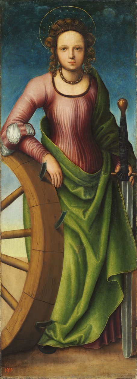 Saksa: Die Hl. Katharina Saint Catherine of Alexandria tekijältä workshop of Lucas Cranach the Elder