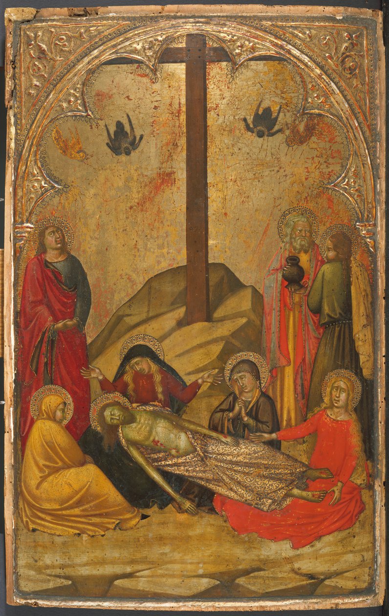 Valituslaulu kuolleesta Kristuksesta, 1370-88. tekijältä Workshop of Niccolò di Buonaccorso