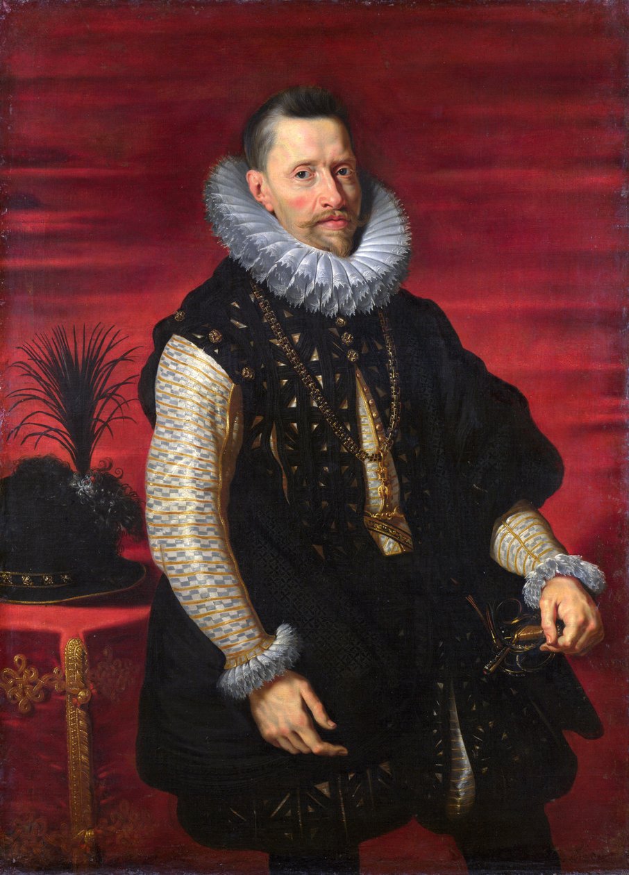 Muotokuva arkkiherttua Albertista Itävallasta (1559-1621) tekijältä Workshop of Peter Paul Rubens