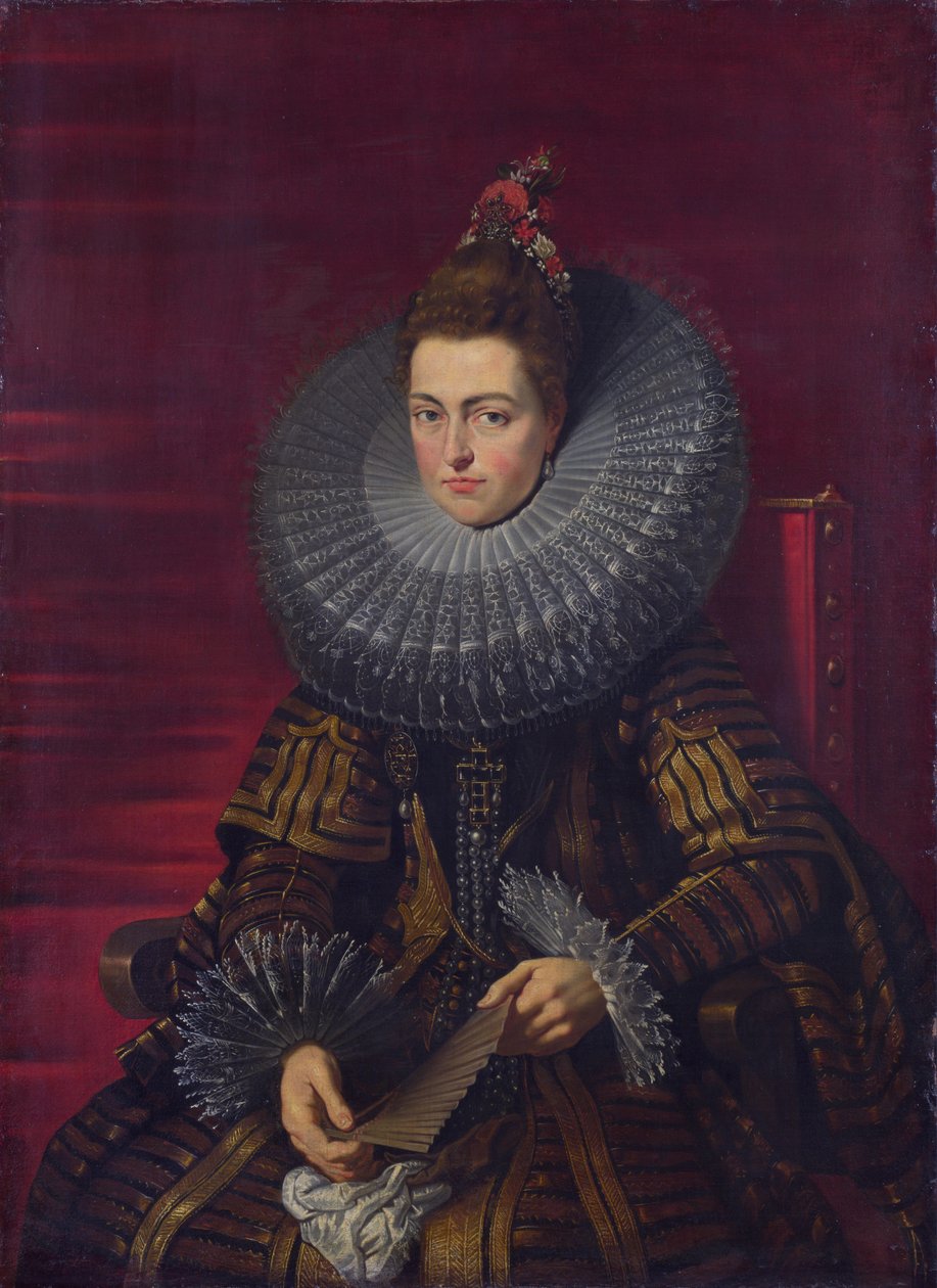Alankomaiden Isabella Clara Eugenian muotokuva tekijältä Workshop of Peter Paul Rubens
