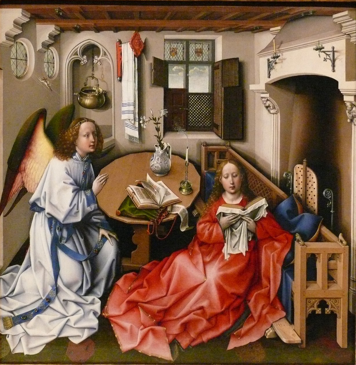 Vaihtoehtoinen nimi(t):   Merode Altarpiece tekijältä Workshop of Robert Campin