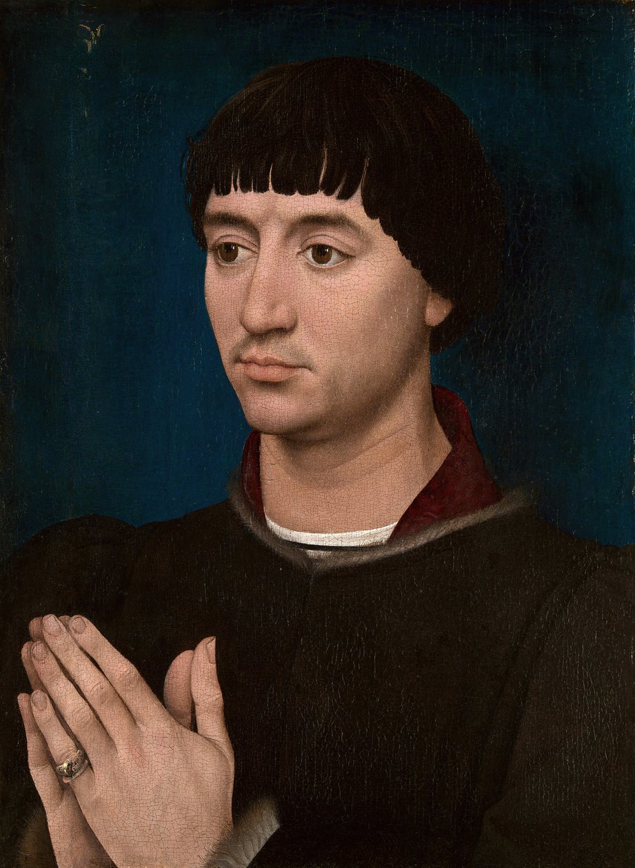 Jean Grosin muotokuva, 146064 tekijältä Workshop of Rogier van der Weyden