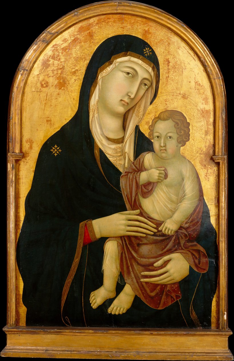 Madonna ja lapsi, n. 1325. tekijältä Workshop of Ugolino da Siena