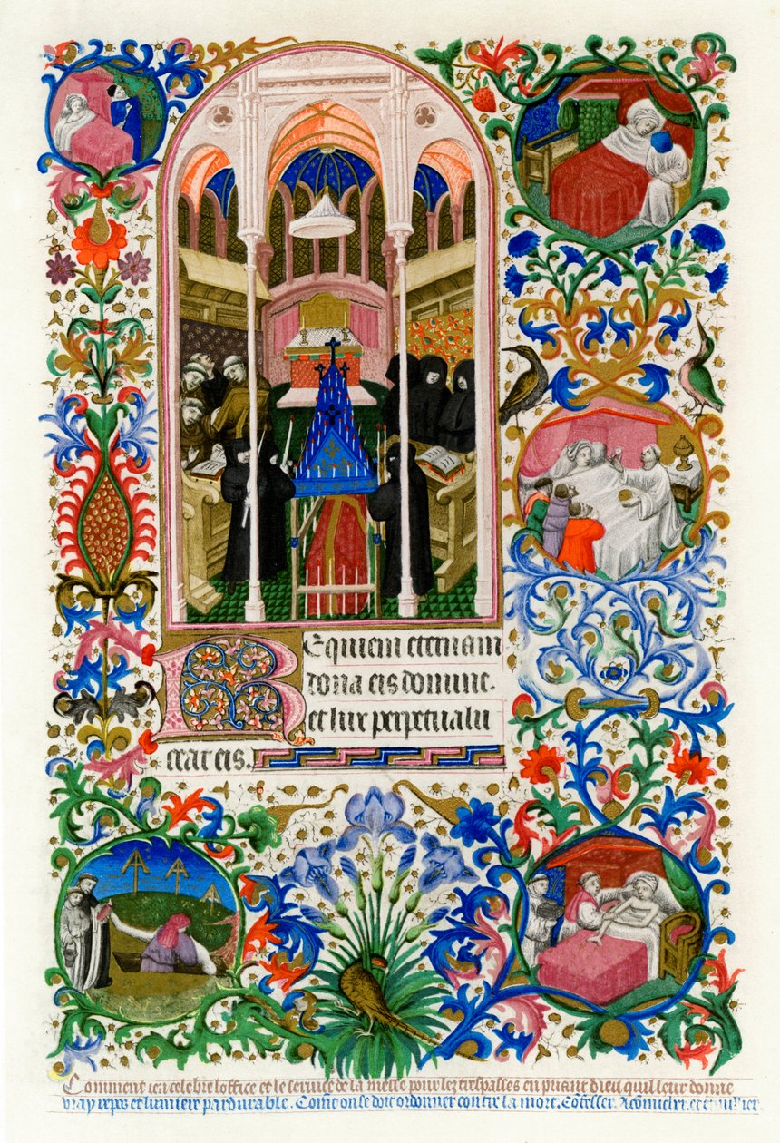 Kuolleiden tunnit, 1414-1423. tekijältä Workshop of the Master of the