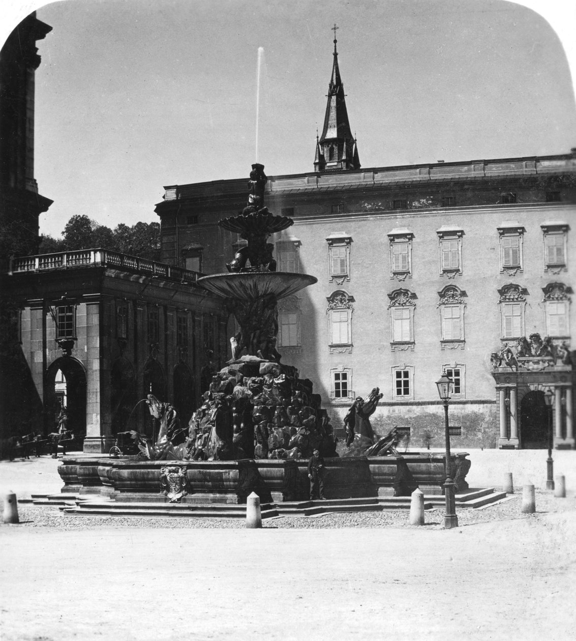 Hovilähde ja asuinpaikka, Salzburg, Itävalta, 1900-luku. tekijältä Wurthle and Sons