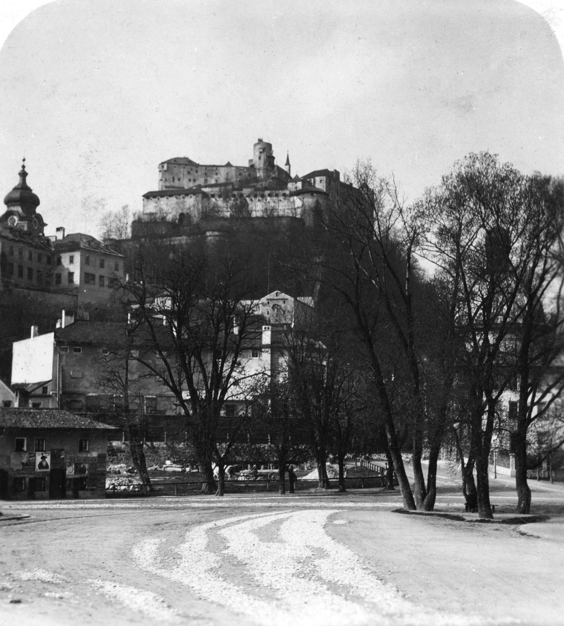 Hohensalzburgin linnoitus, Salzburg, Itävalta, 1900-luku. tekijältä Wurthle and Sons