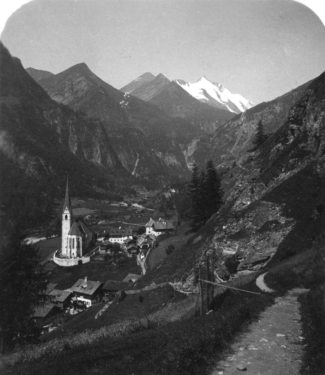 Heiligenblut ja Grossglockner, Itävalta, 1900-luku. tekijältä Wurthle and Sons