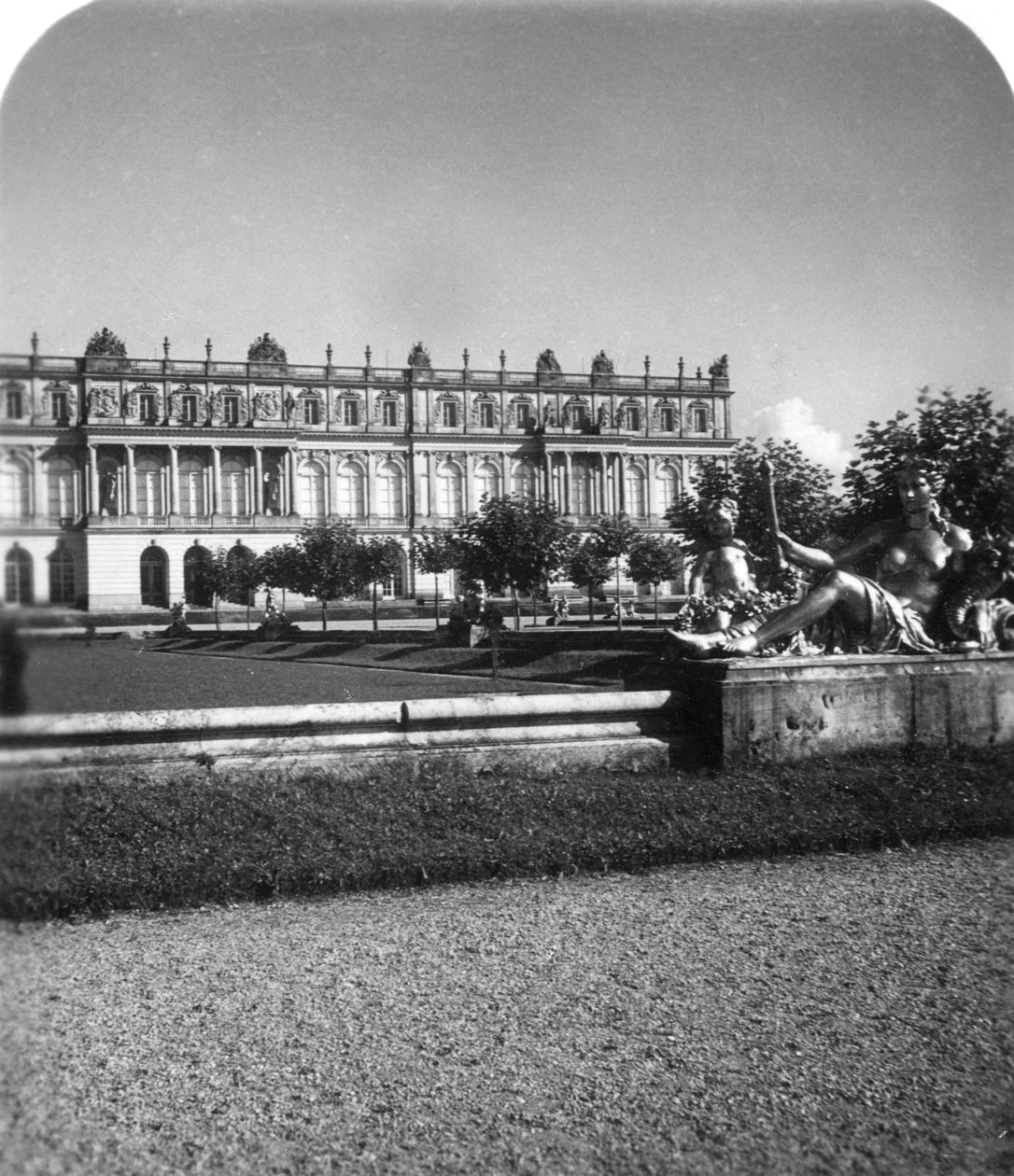 Herrenchiemseen palatsi, Baijeri, Saksa, 1900-luku. tekijältä Wurthle and Sons