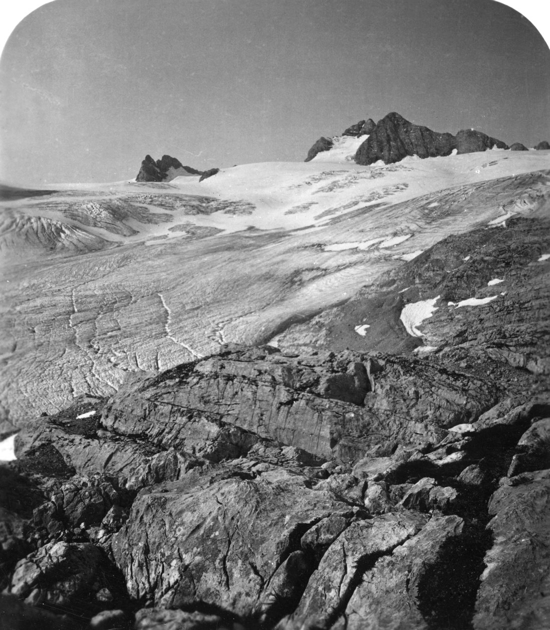 High Dachstein, Salzkammergut, Itävalta, 1900-luku. tekijältä Wurthle and Sons