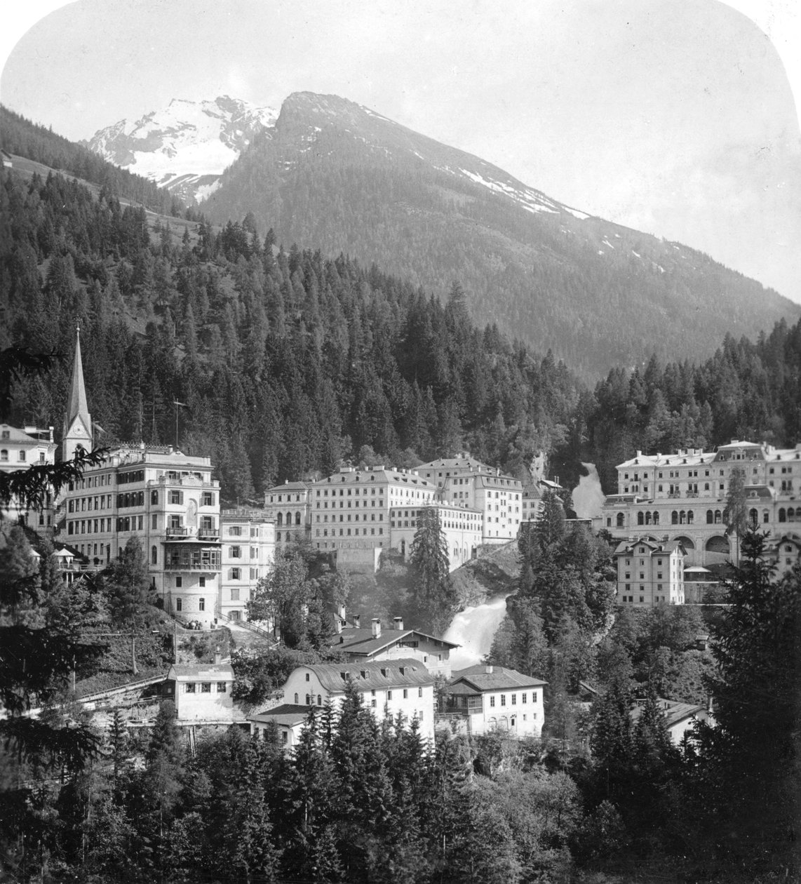 Schwarzenberg, Badgastein, Itävalta, 1900-luku. tekijältä Wurthle and Sons