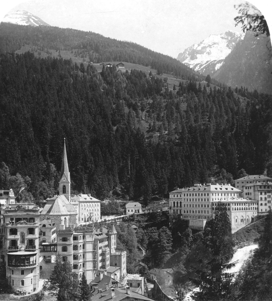 Schwarzenberg, Badgastein, Itävalta, 1900-luku. tekijältä Wurthle and Sons
