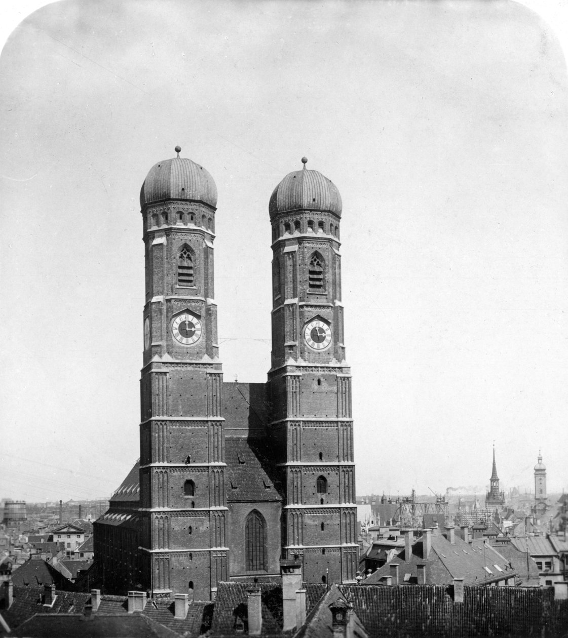 Frauenkirche, München, Saksa, c1900. tekijältä Wurthle and Sons