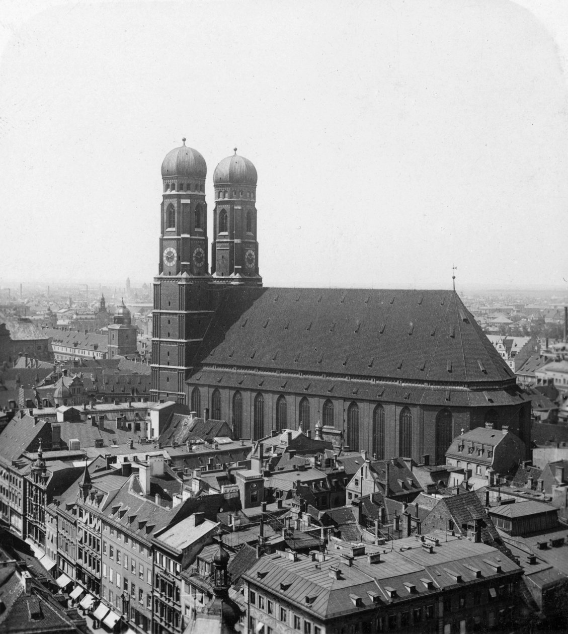 Frauenkirche, München, Saksa, c1900. tekijältä Wurthle and Sons