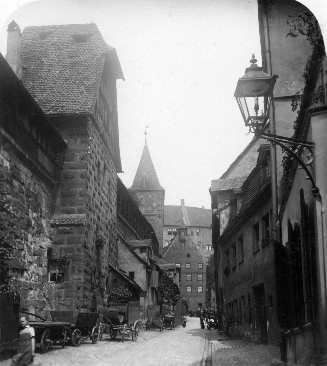 Tiergartnertor, Nürnberg, Saksa, 1900-luku. tekijältä Wurthle and Sons