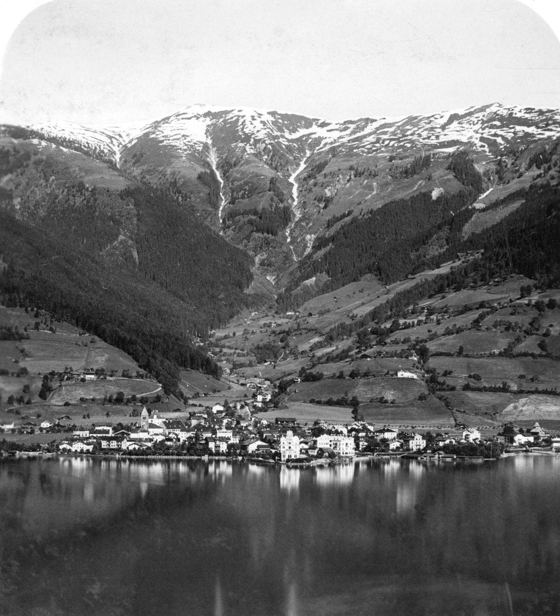 Zell am See ja Schmittenhöhe, Salzburg, Itävalta, 1900-luku. tekijältä Wurthle and Sons