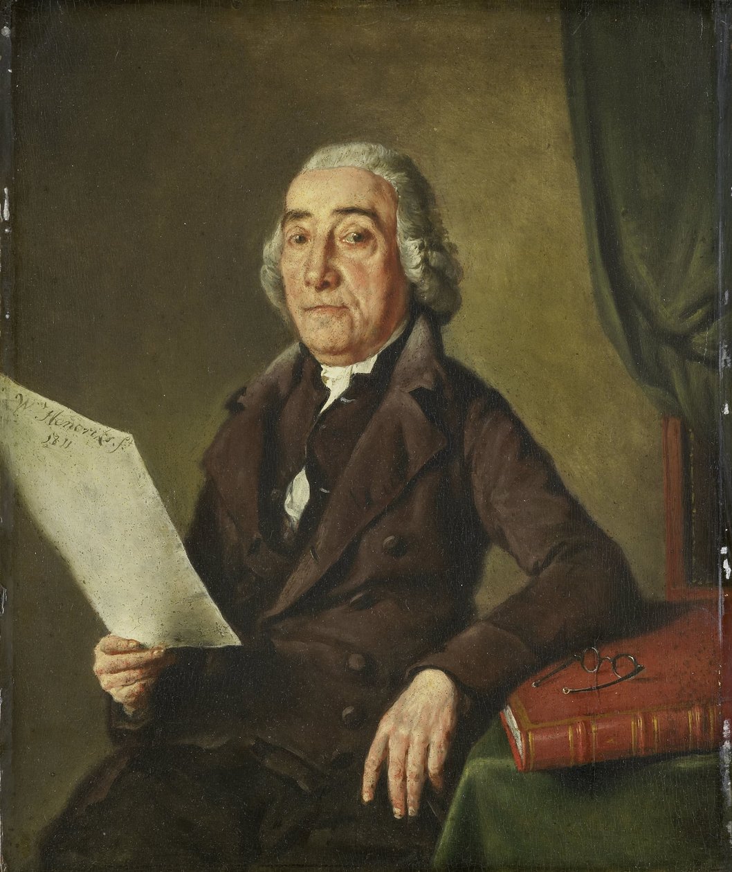 Jacob de Vos Sr. (1735-1833), Amsterdamin taiteenkeräilijä tekijältä Wybrand Hendriks