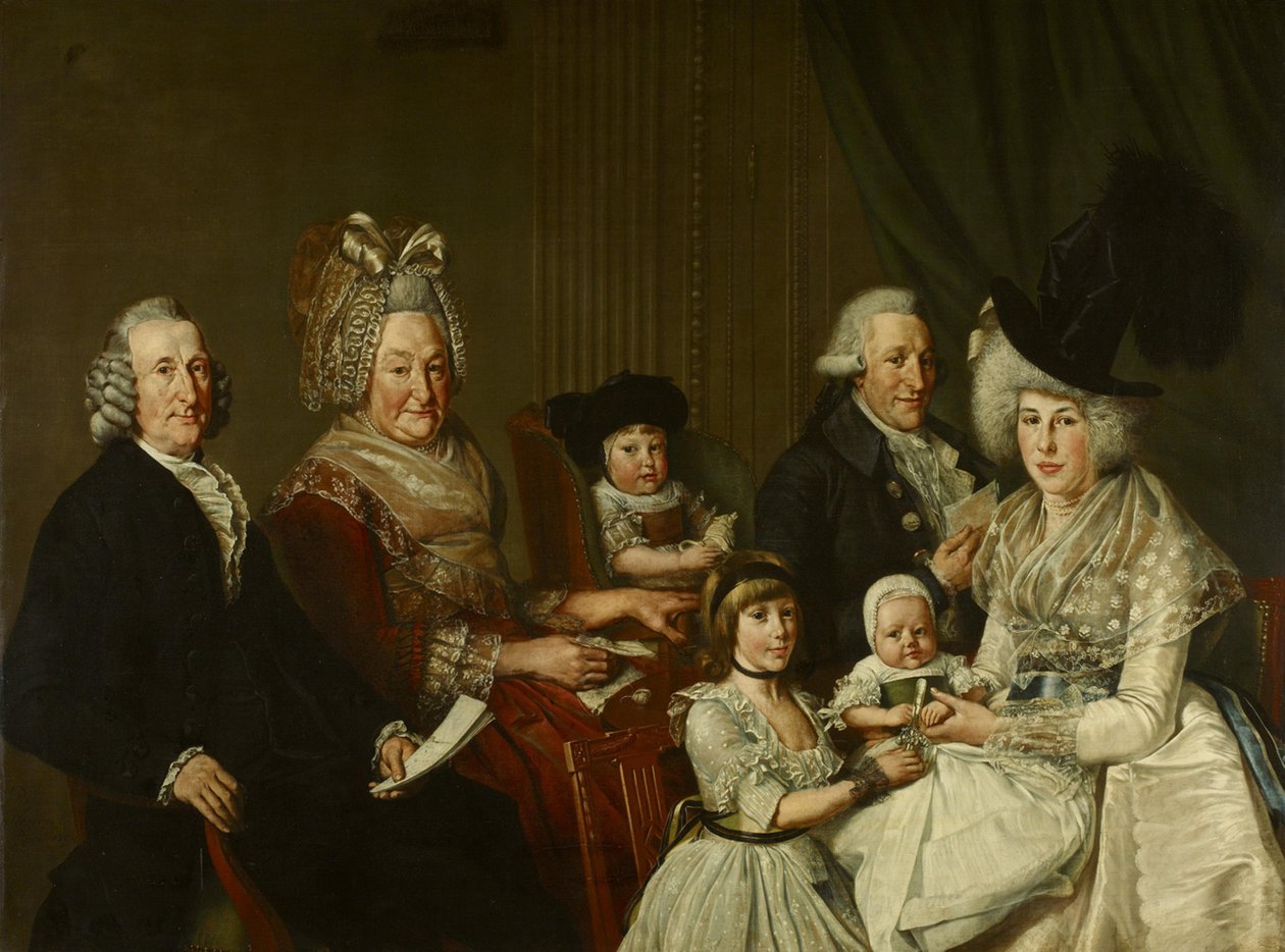 Pieter de Clercq (1731–1807) ja hänen perheensä tekijältä Wybrand Hendriks