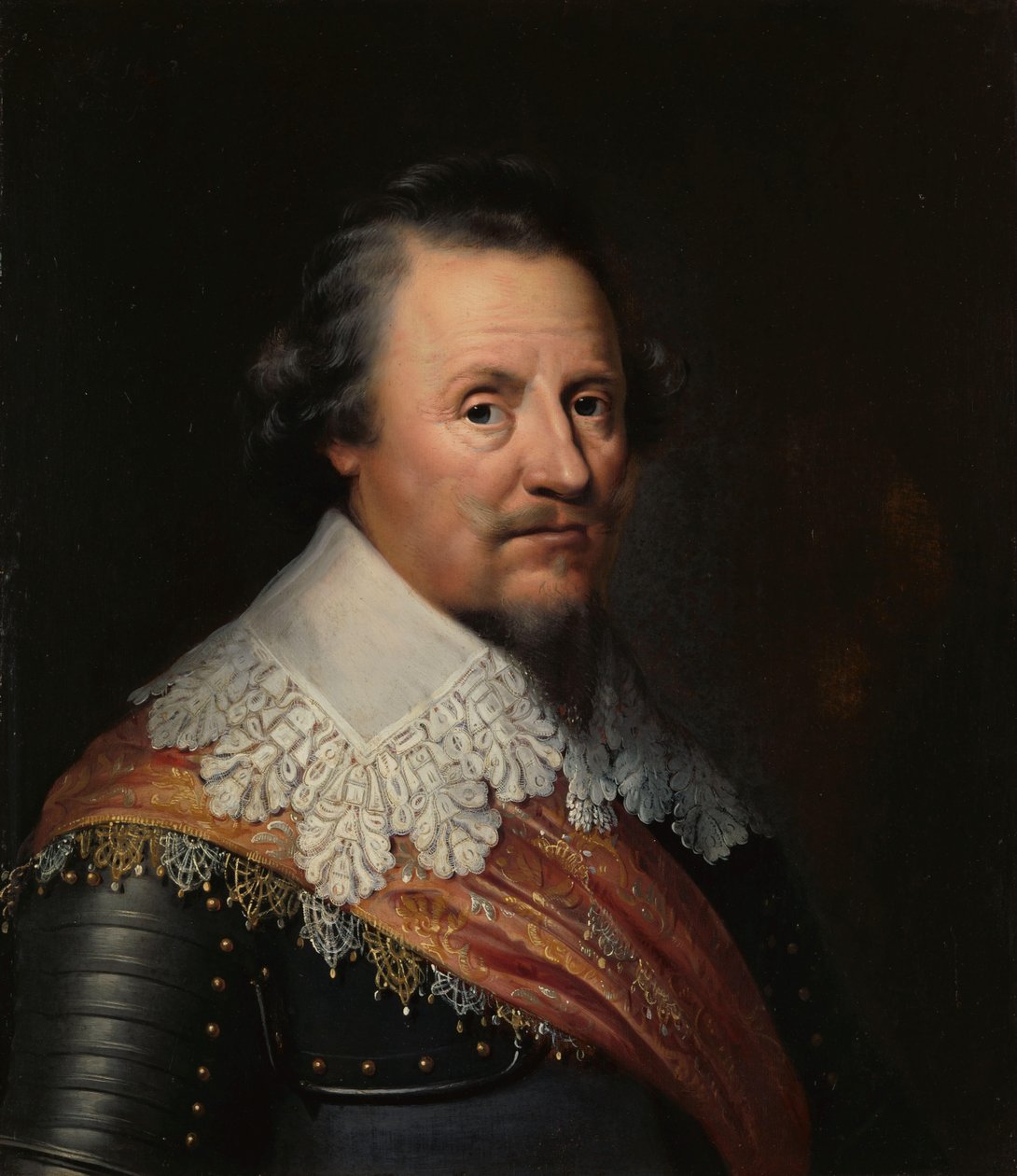 Nassau-Dietzin kreivin Ernst Casimir I:n (1573-1632) muotokuva tekijältä Wybrand de Geest (I)
