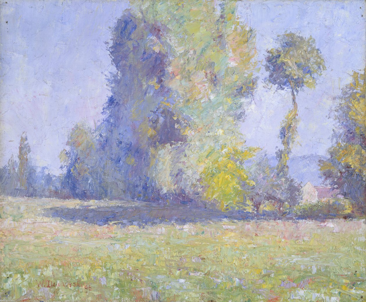 "Ranskalainen maisema", 1895 tekijältä Wynford Dewhurst