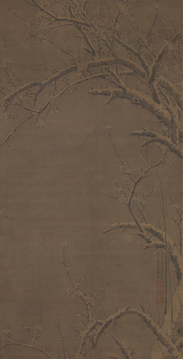 Talven puhdas valkoisuus, päivätty 1441. tekijältä Xu Jing