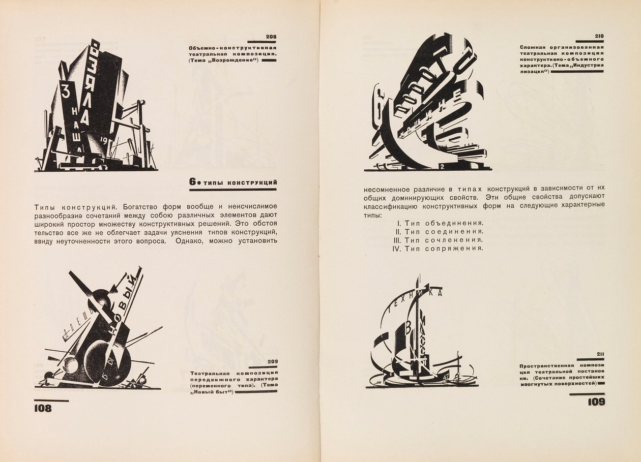 Arkkitehtonisten ja konemuotojen rakentaminen, 1931. tekijältä Yakov Georgievich Chernikhov