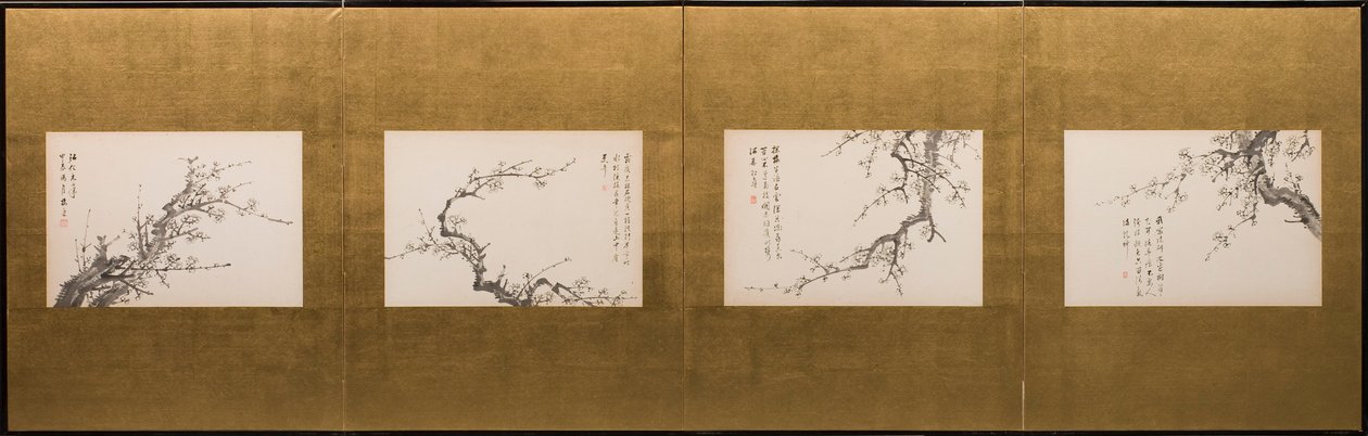 Prunus Blossoms tekijältä Yamamoto Baiitsu