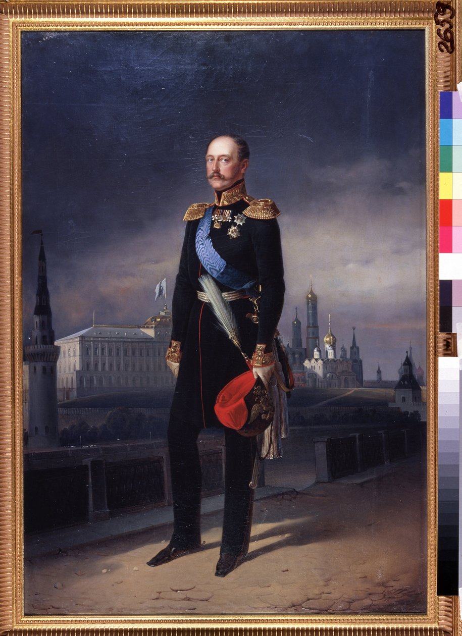 Keisari Nikolai I:n muotokuva tekijältä Yegor (d.1891) Bottman