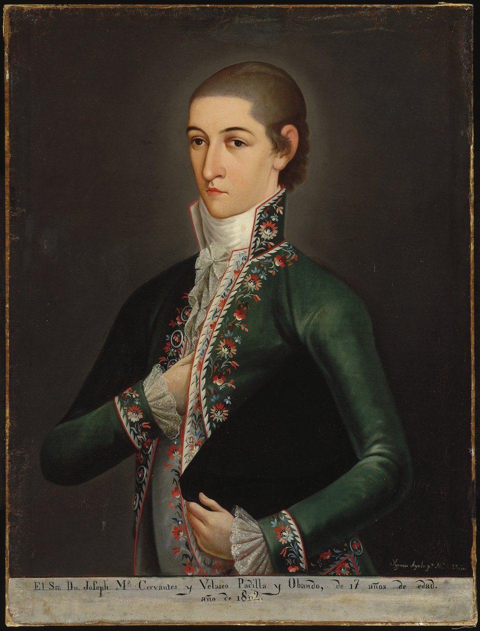 Don Jose Maria Cervantes ja Velasco Padilla y Obando, 1802 tekijältä Ygnacio Ayala