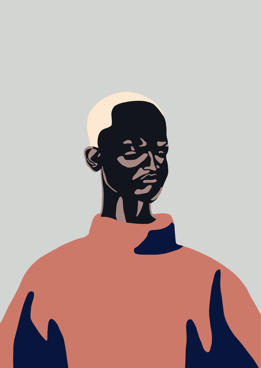 Nimetön muotokuva, 2016, (digitaalinen) tekijältä Yi Xiao Chen