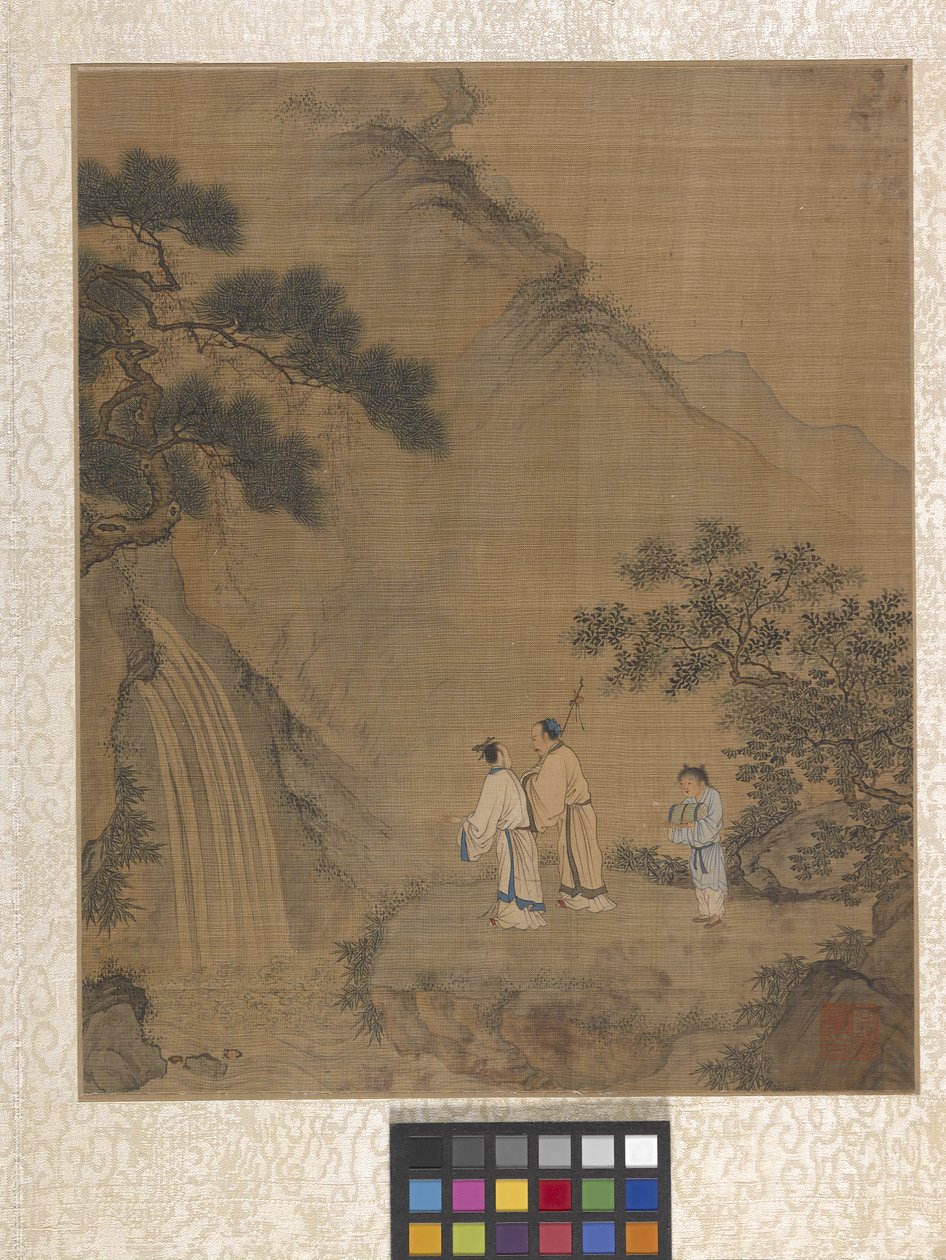 Albumi Garden Scene (muste paperille) tekijältä Ying Qiu